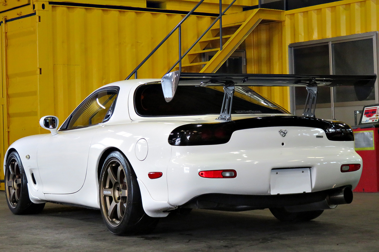 1994 Mazda ENFINI RX-7 Rays TE37 Saga 18 inch Alloy Wheels, HKS Max IV SP Adjustable Height Coilovers 